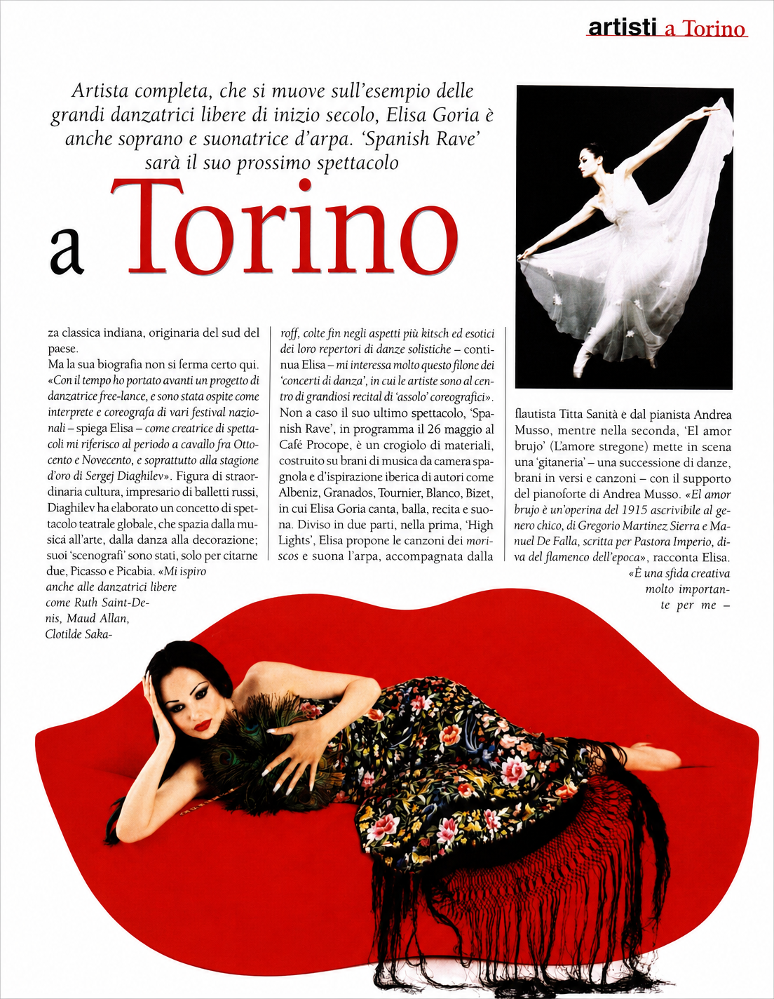 Articolo di stampa su Elisa Goria — pagina 2